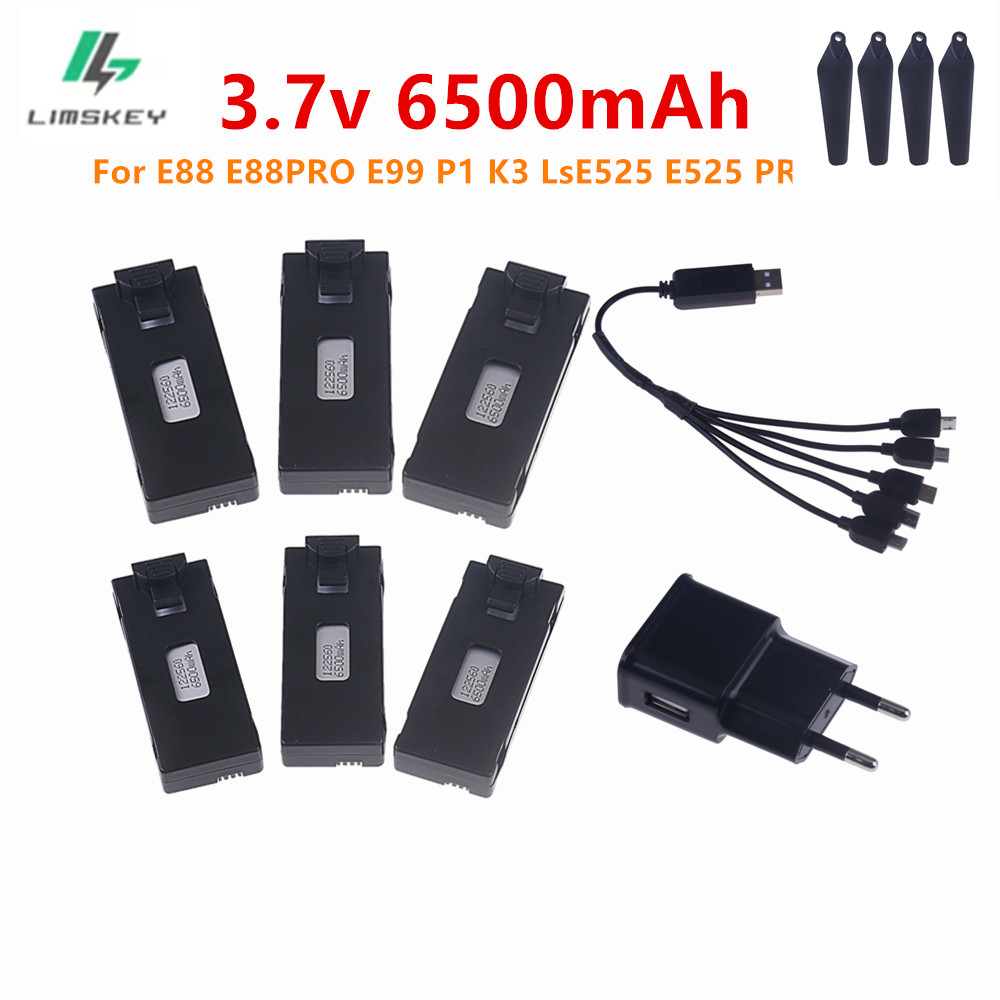3.7V 6500Mah Lipo Battery and  - đánh giá và giá Eachine Drone E58