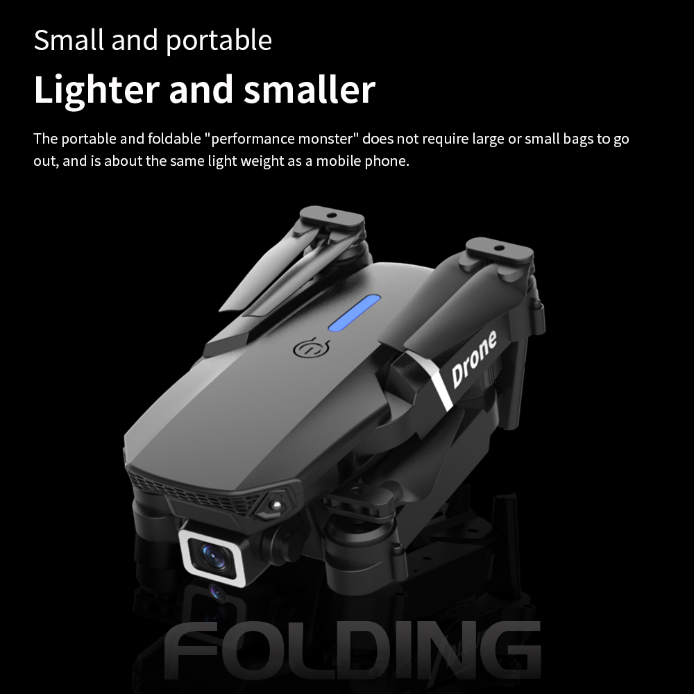 Portable E88 PRO Drone Foldabl - đánh giá và giá Eachine Drone E58