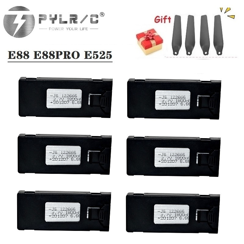 1/2/3/5/10Pcs 3.7V 1800Mah RC  - đánh giá và giá Eachine Drone E58