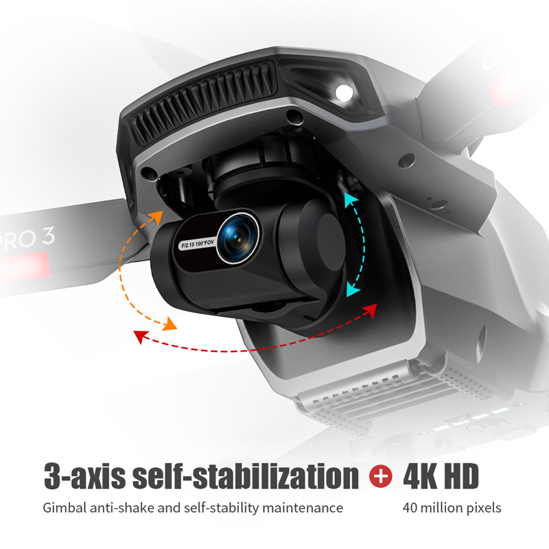 L106 Pro 3 Drone 5G WIFI FPV F - đánh giá và giá Drone Gimbal Brushless