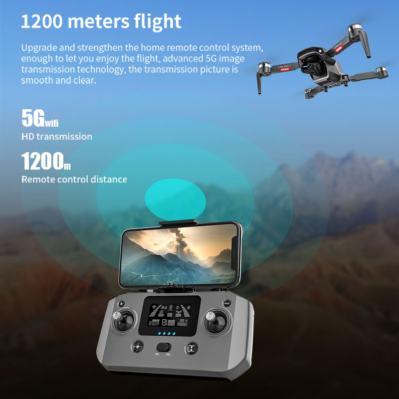 L106 Pro 3 Drone 5G WIFI FPV F - đánh giá và giá Drone Gimbal Brushless