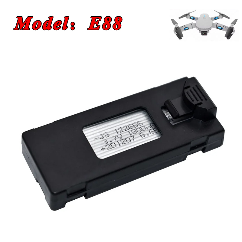 3.7V 1200mAh 1800mAh Lipo Batt - đánh giá và giá Eachine Drone E58