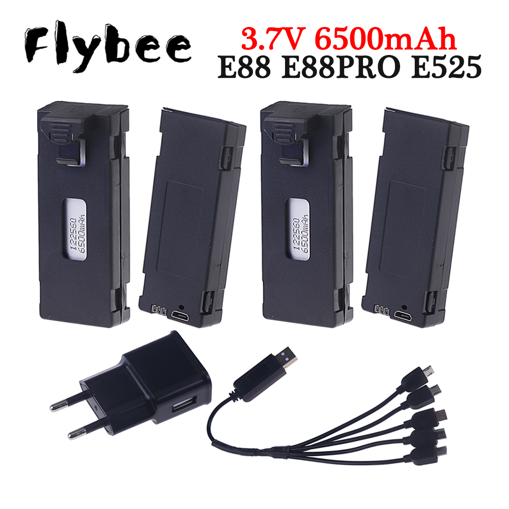Rechargeable 3.7V 6500mAh Batt - đánh giá và giá Eachine Drone E58